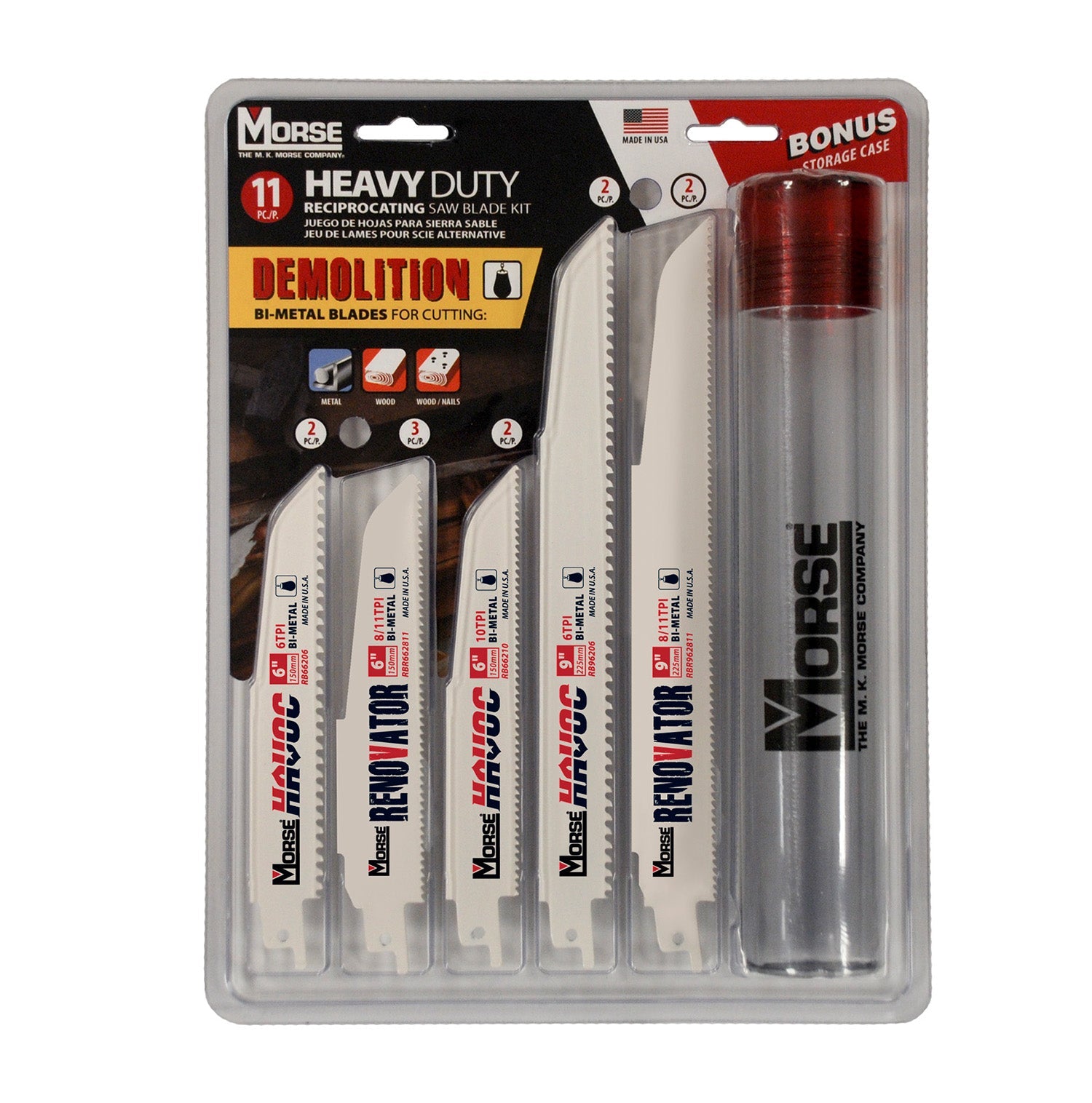 Morse Bi-Metal Recip Blade Sets