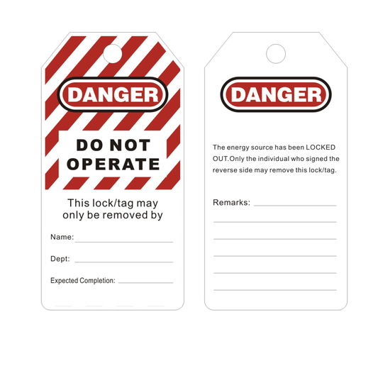 Lockout Tag