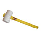 White Rubber Mallet Fibreglass Handle